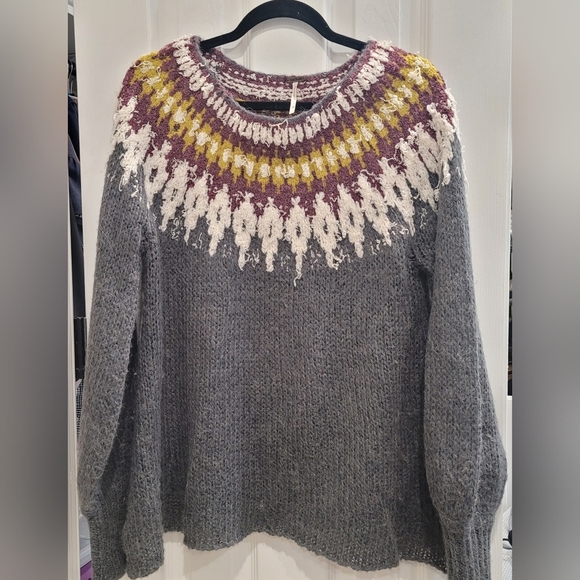 Free People Baltic Fair Isle Sweater - XS - Picture 5 of 8